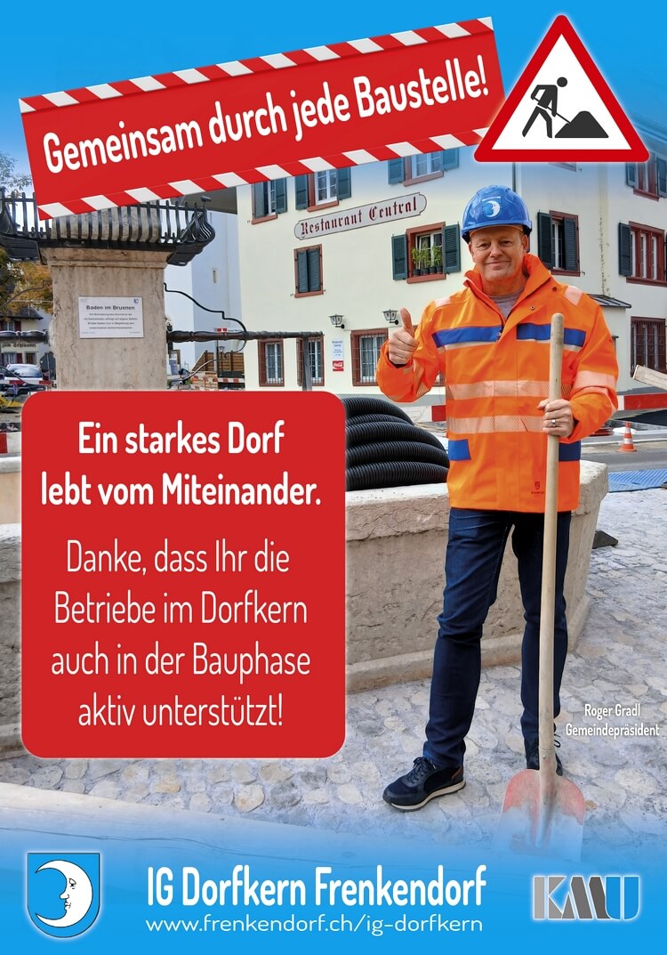 IG Dorfkern Frenkendorf sagt Danke